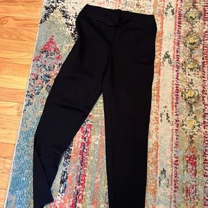 Black elastic waist dress leggings